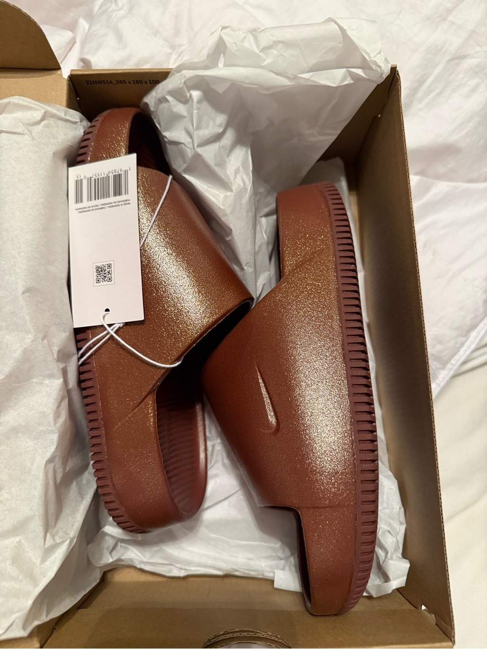 Red Sepia Nike Women’s Slide Sandals